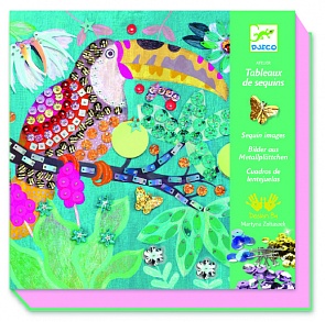 Набор для творчества из серии Пайетки – Фламбоянт (Djeco, 09521)